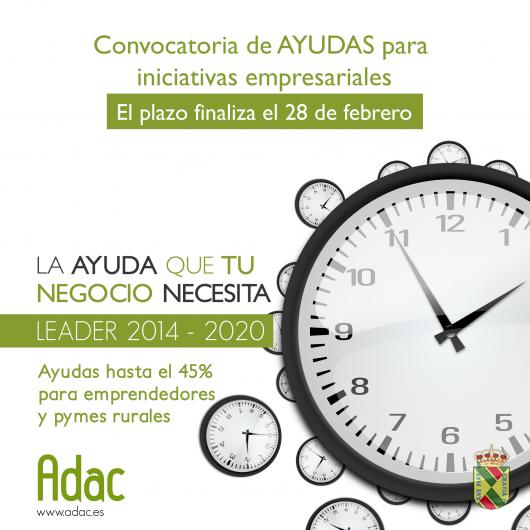 Ayudas LEADER para emprendedores y pymes rurales de ADAC - Ayuntamiento ...